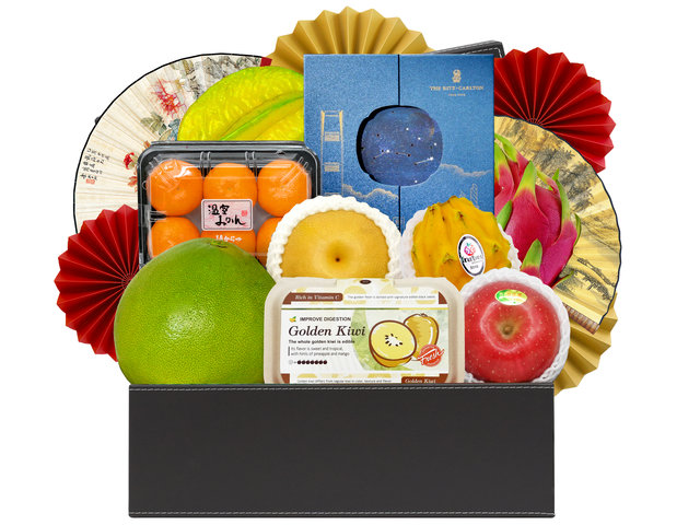 中秋果籃Hamper - 中秋 Ritz Carlton 月餅高級水果禮籃 FH289 - M30712A2 Photo